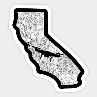 California Drone Pilot Sticker